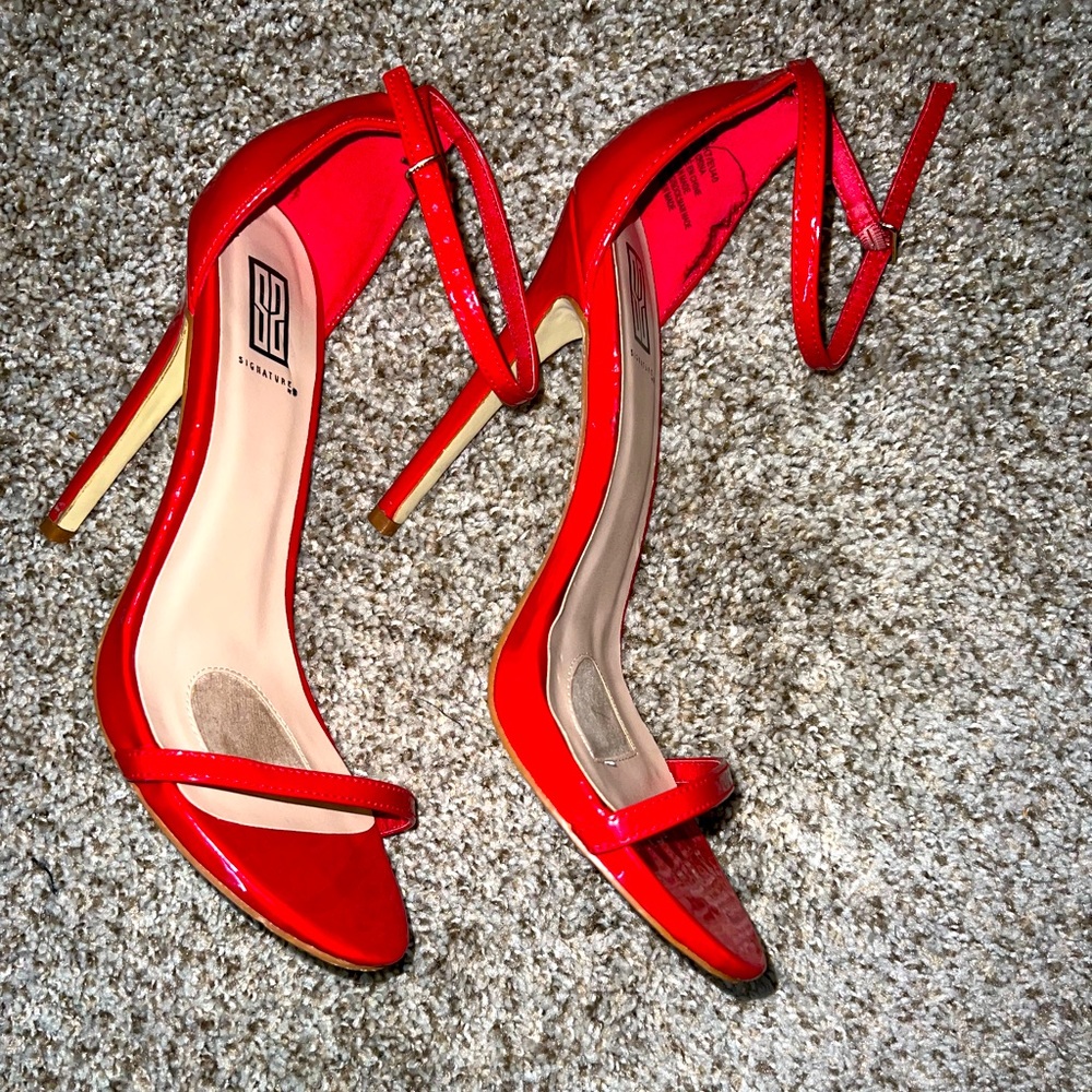 Strappy heels